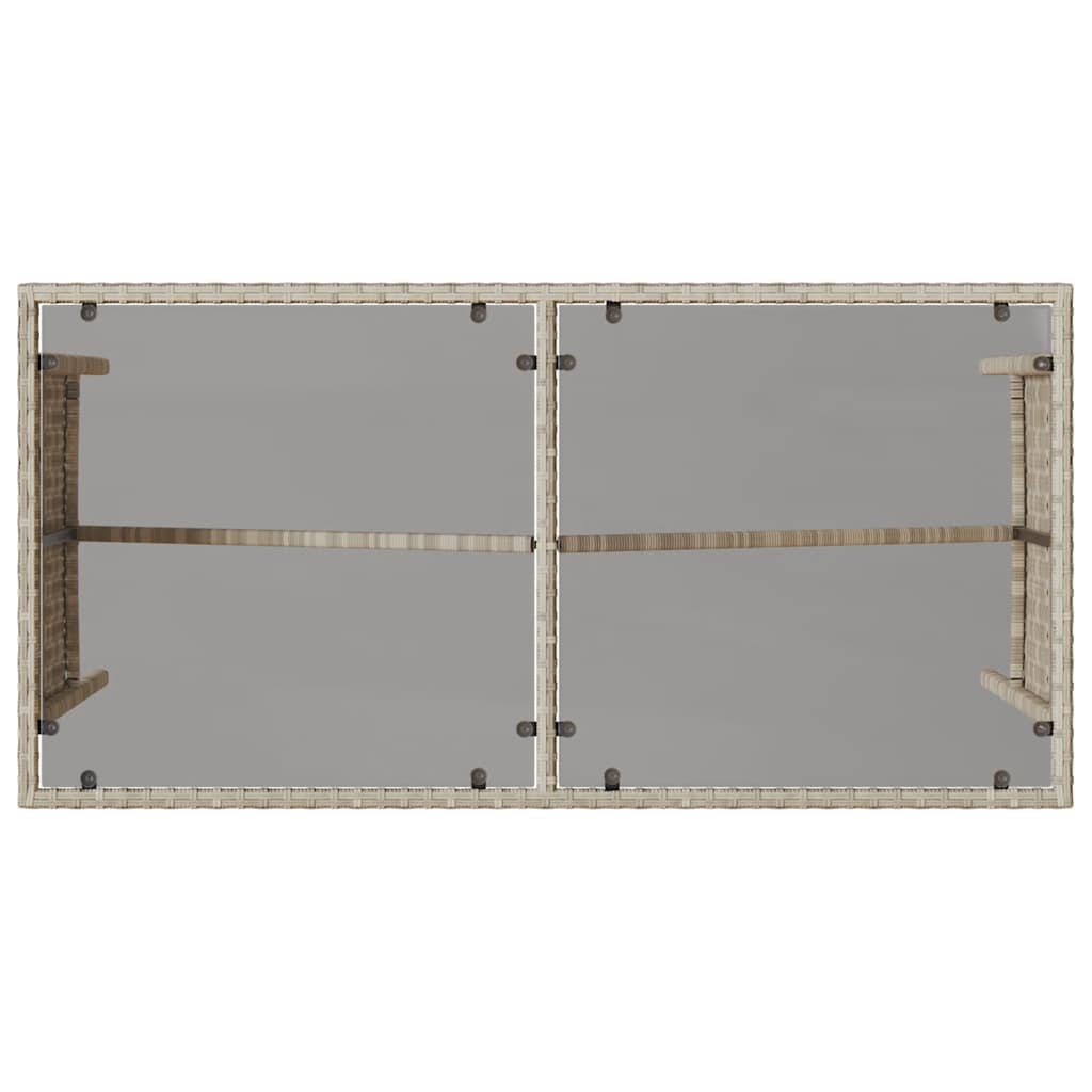 vidaXL Σετ Τραπεζαρίας Κήπου 3 τεμ. Αν. Γκρι Συνθ. Ρατάν με Μαξιλάρια