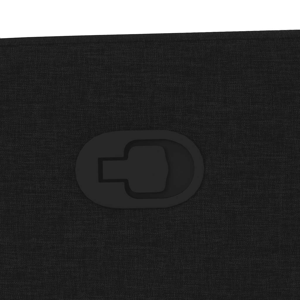 vidaXL Πολυθρόνα Ανακλινόμενη Μαύρη Υφασμάτινη