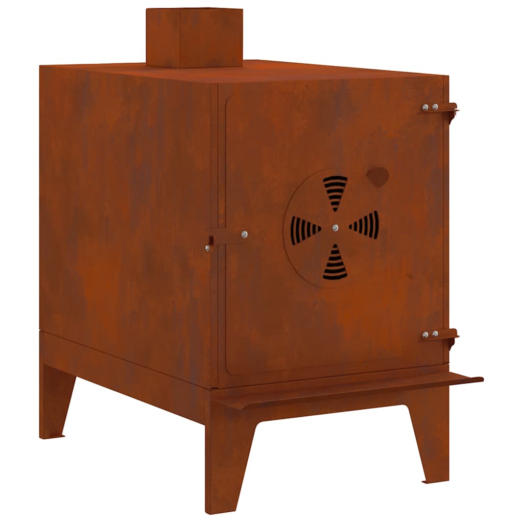 vidaXL Σόμπα Κάμπινγκ 35x50x60 cm Χάλυβας Ο Κορτέν