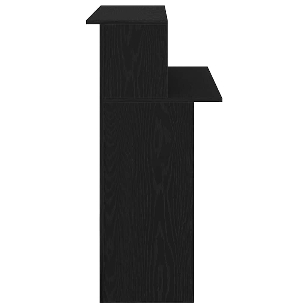 vidaXL Γραφείο υποδοχής Μαύρο 100x50x103,5 cm Κατασκευασμένο ξύλο