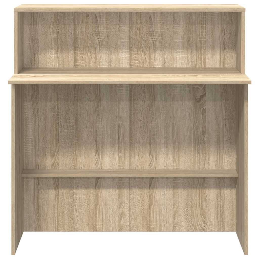 vidaXL Γραφείο υποδοχής Sonoma Δρυς 100x50x103,5εκ. Επεξεργασμένο Ξύλο