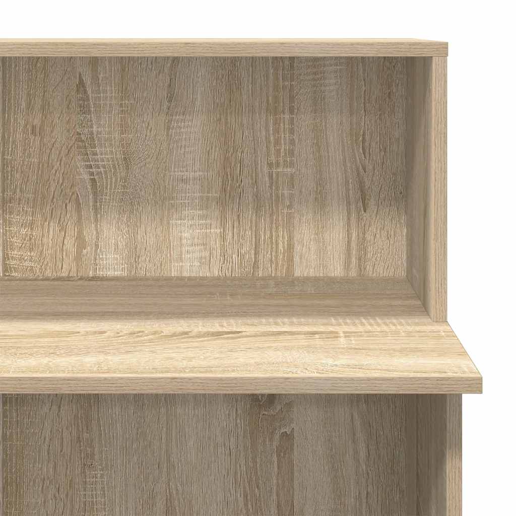 vidaXL Γραφείο υποδοχής Sonoma Δρυς 100x50x103,5εκ. Επεξεργασμένο Ξύλο