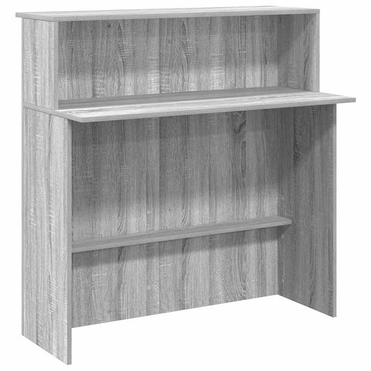 vidaXL Γραφείο υποδοχής 100x50x103,5 εκ. Επεξεργασμένο Ξύλο