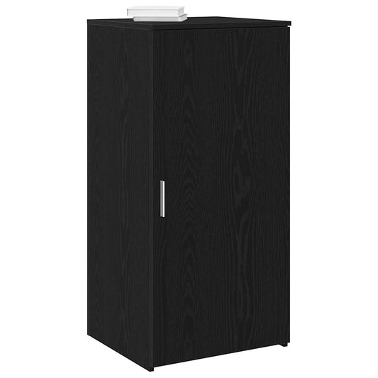 vidaXL Ντουλάπι Αποθήκευσης Μαύρο 50x45x103,5 εκ. από Τεχνητό Ξύλο