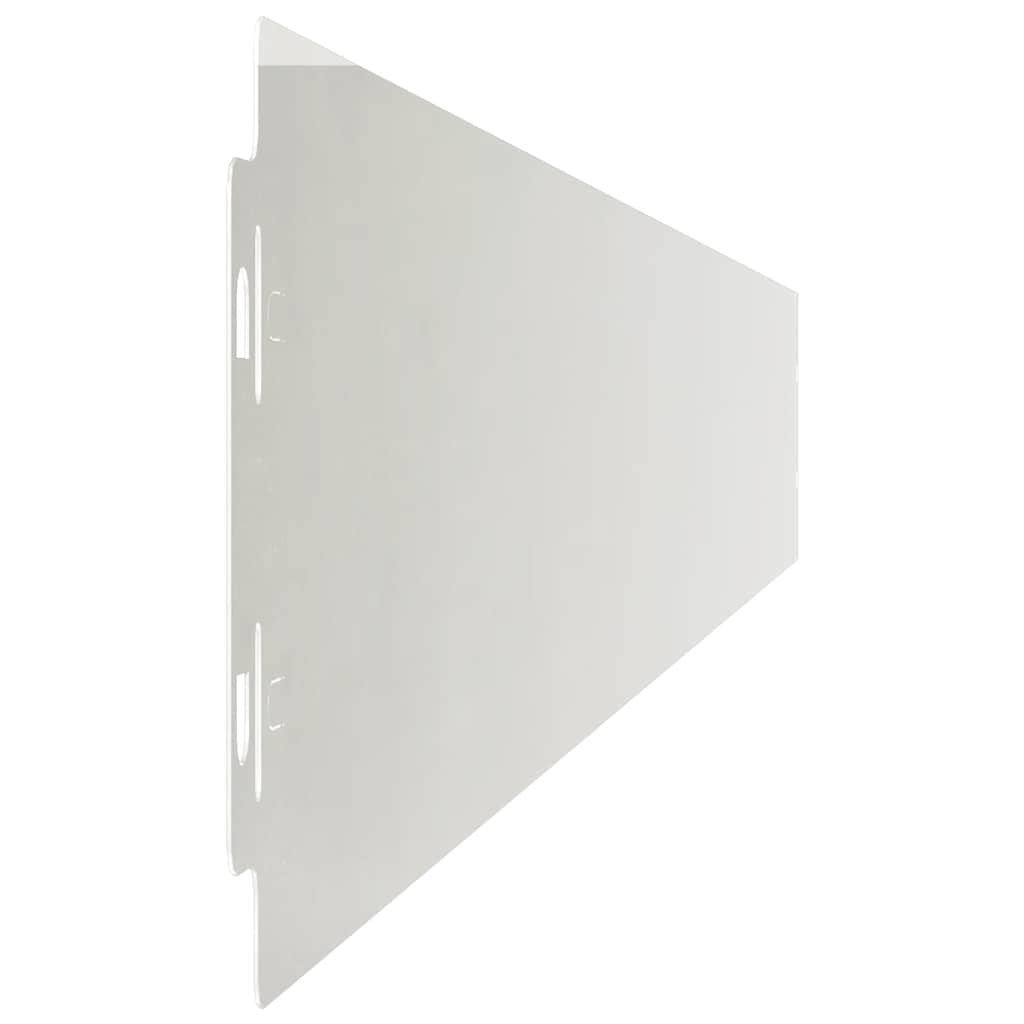 vidaXL Περιφράξεις γκαζόν 10 τεμάχια 10x103 cm από ανοξείδωτο ατσάλι