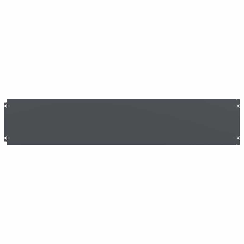 vidaXL Περιφράξεις γκαζόν 10 τεμάχια Ανθρακί από χάλυβα ψυχρής έλασης