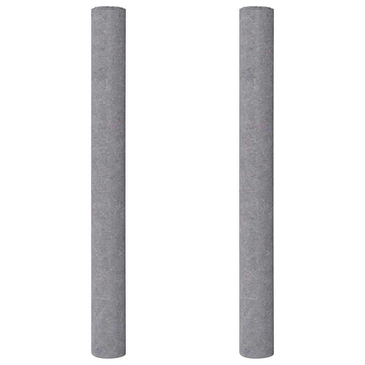 vidaXL Αντιολισθητικά Φλις Βαφής 2 τεμ. 5 μ. 280 γρ./μ² Γκρι