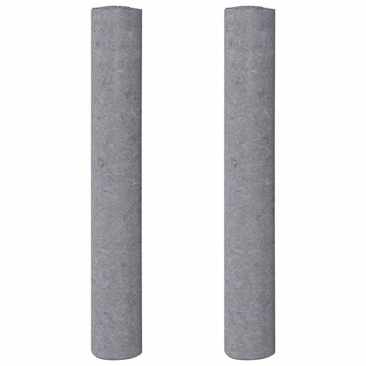 vidaXL Αντιολισθητικά Φλις Βαφής 2 τεμ. 10 μ. 280 γρ./μ² Γκρι