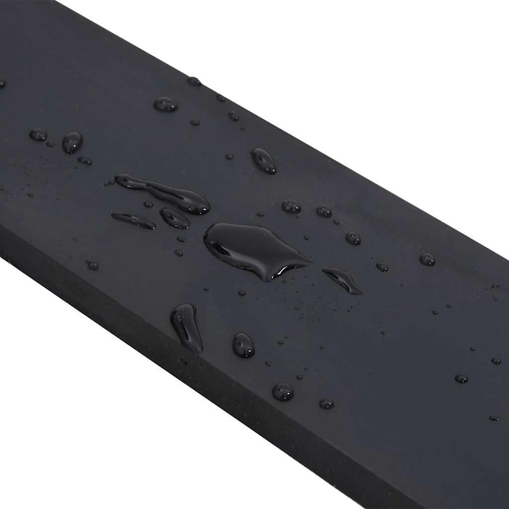 vidaXL Ελαστική Άκρη για Εκχιονιστικό Μαύρο 150x8x1 εκ.