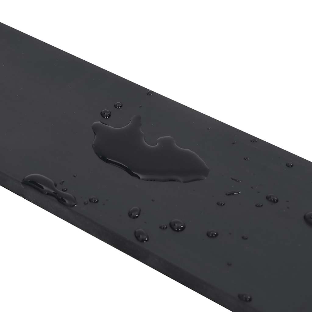 vidaXL Ελαστική Άκρη για Εκχιονιστικό Μαύρο 80x10x1 εκ.