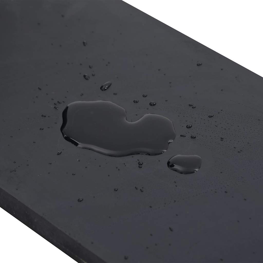 vidaXL Ελαστική Άκρη για Εκχιονιστικό Μαύρο 180x15x1 εκ.