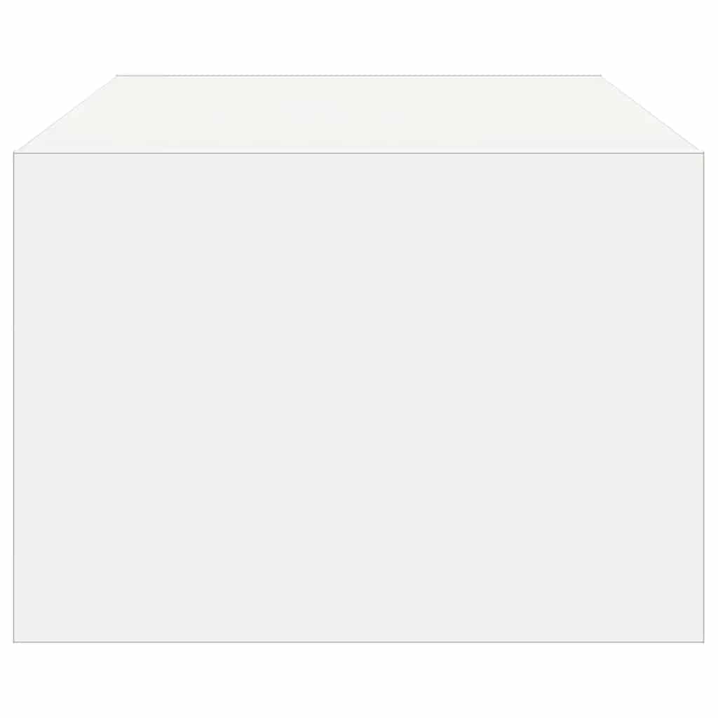 vidaXL Έπιπλο Τηλεόρασης με LED Λευκό 100X35,5x25 εκ.