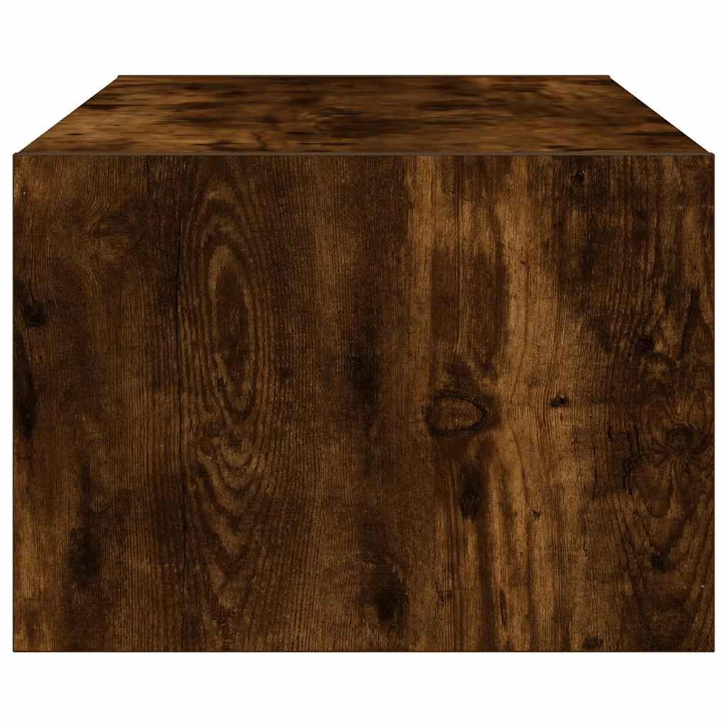 vidaXL Έπιπλο Τηλεόρασης με LED Καπνιστή Δρυς 100X35,5x25 εκ.