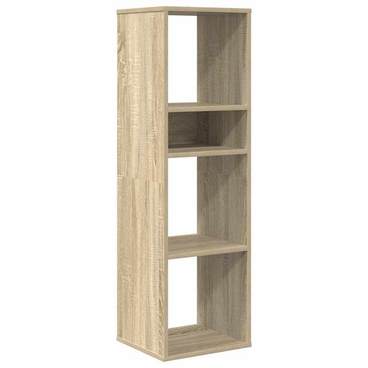 vidaXL Βιβλιοθήκη Χρώμα Sonoma Δρυς 34x31x112 εκ. Επεξεργασμένο Ξύλο