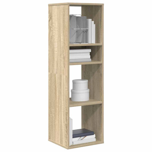 vidaXL Βιβλιοθήκη Χρώμα Sonoma Δρυς 34x31x112 εκ. Επεξεργασμένο Ξύλο