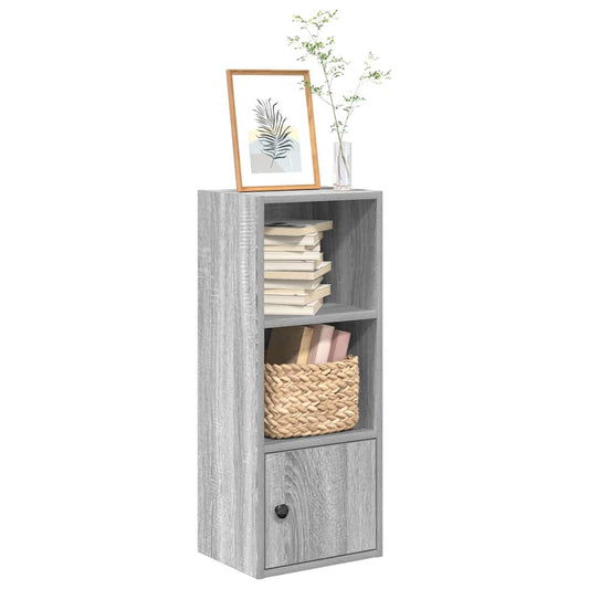 vidaXL Βιβλιοθήκη Γκρι Sonoma 31x24x77 εκ. από Επεξεργ. Ξύλο