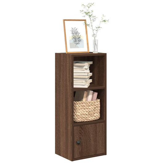 vidaXL Βιβλιοθήκη Καφέ Δρυς 31x24x77 εκ. από Επεξεργασμένο Ξύλο