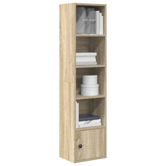 vidaXL Βιβλιοθήκη Sonoma Δρυς 31x24x127 εκ. από Επεξεργασμένο Ξύλο