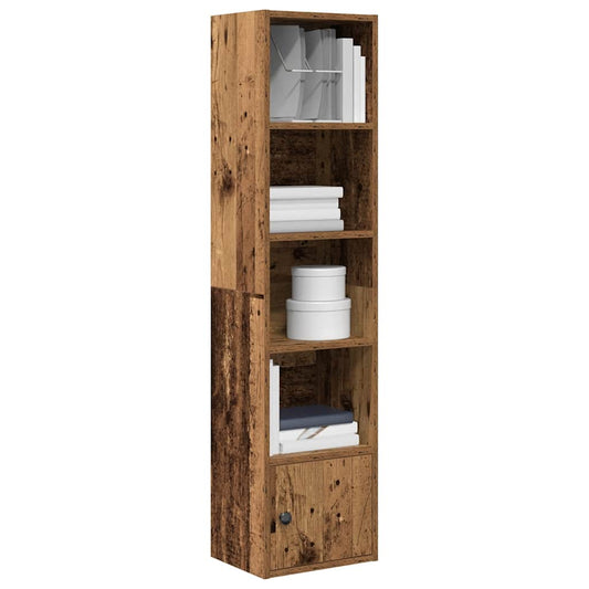 vidaXL Βιβλιοθήκη Όψη Παλαιού Ξύλου 31x24x127 εκ. Επεξεργασμένο Ξύλο