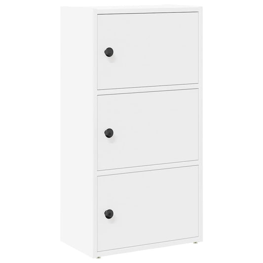 vidaXL Βιβλιοθήκη Λευκή 40x24x77 εκ. από Επεξεργασμένο Ξύλο