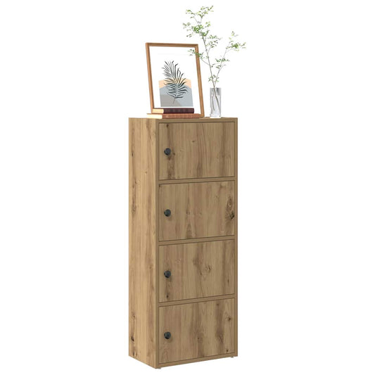 vidaXL Βιβλιοθήκη Αρτισιανή Δρυς 40x24x102 εκ. Επεξ. Ξύλο