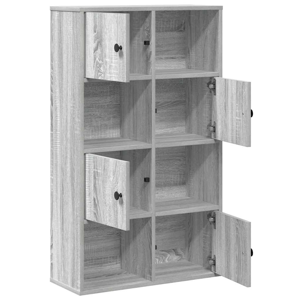 vidaXL Βιβλιοθήκη Γκρι Sonoma 60x24x101,5 εκ. από Επεξεργασμένο Ξύλο
