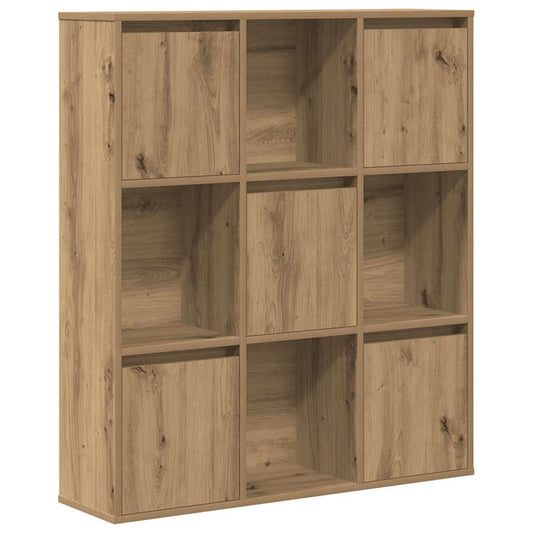 vidaXL Βιβλιοθήκη Αρτισιανή Δρυς 89x24x101,5 εκ. Επεξ. Ξύλο