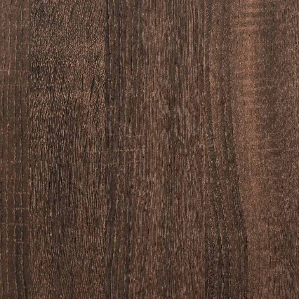 vidaXL Γραφείο με Ράφια Καφέ Δρυς 100x45x140 εκ. από Τεχνητό Ξύλο
