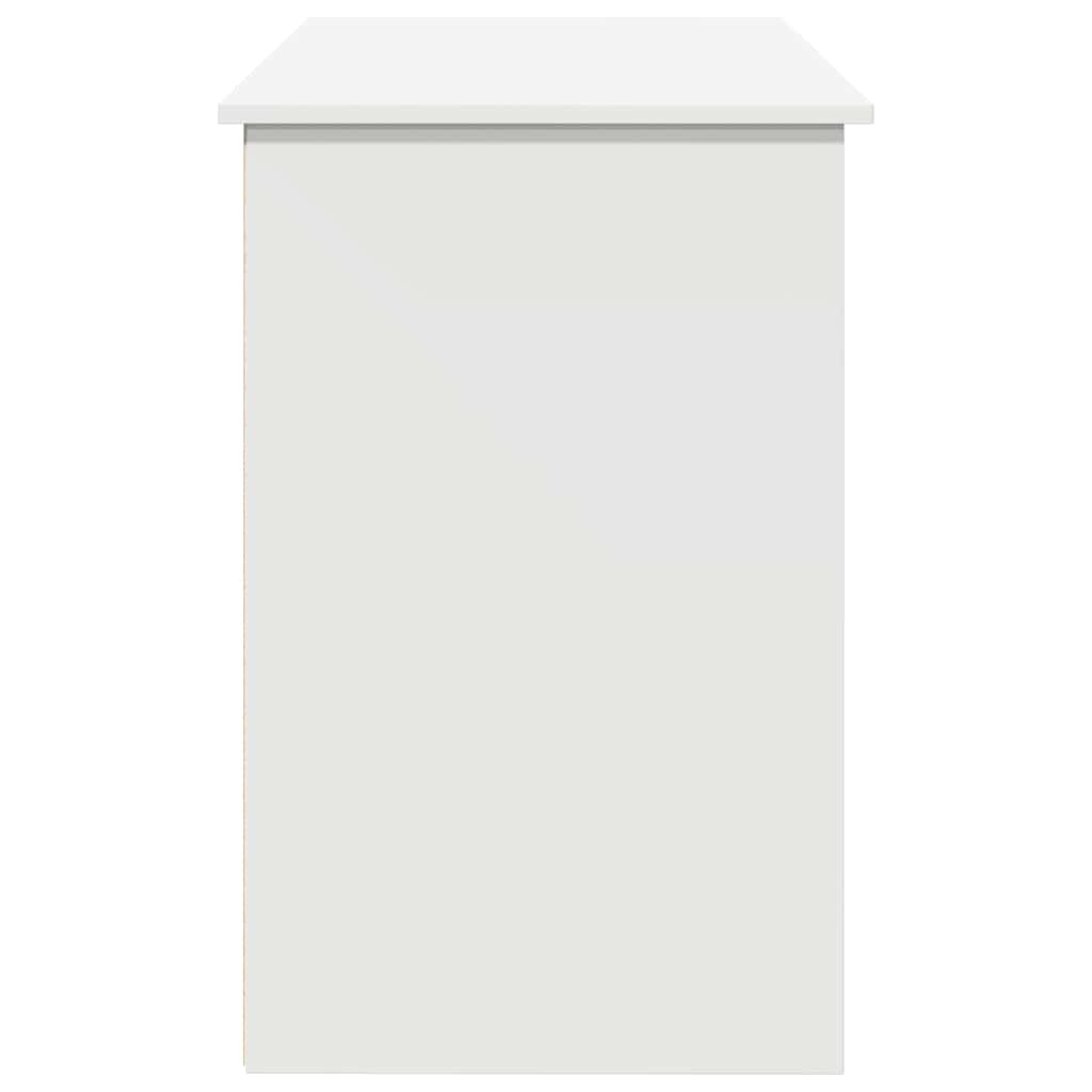 vidaXL Γραφείο Λευκό 102x50x75 εκ. από Επεξεργασμένο Ξύλο
