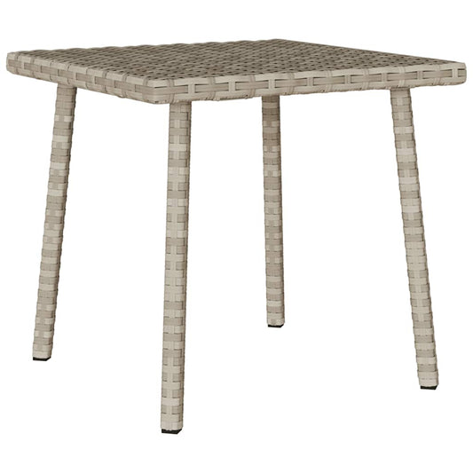 vidaXL Κήπος Τραπεζάκι σαλονιού ορθογώνιο ανοιχτό γκρι 40x40x37 cm