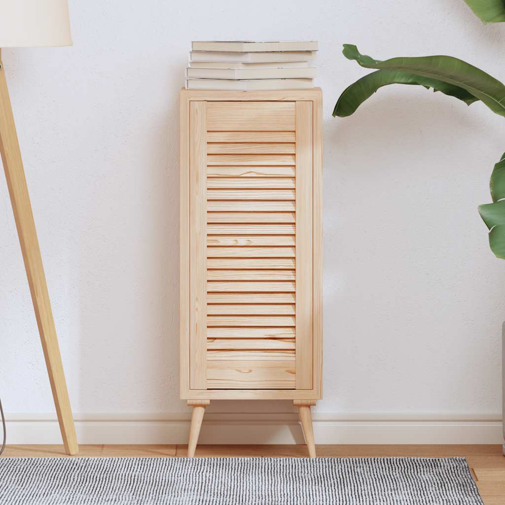 vidaXL Πορτάκι με Περσίδες 69x29,5 εκ. από Μασίφ Ξύλο Πεύκου