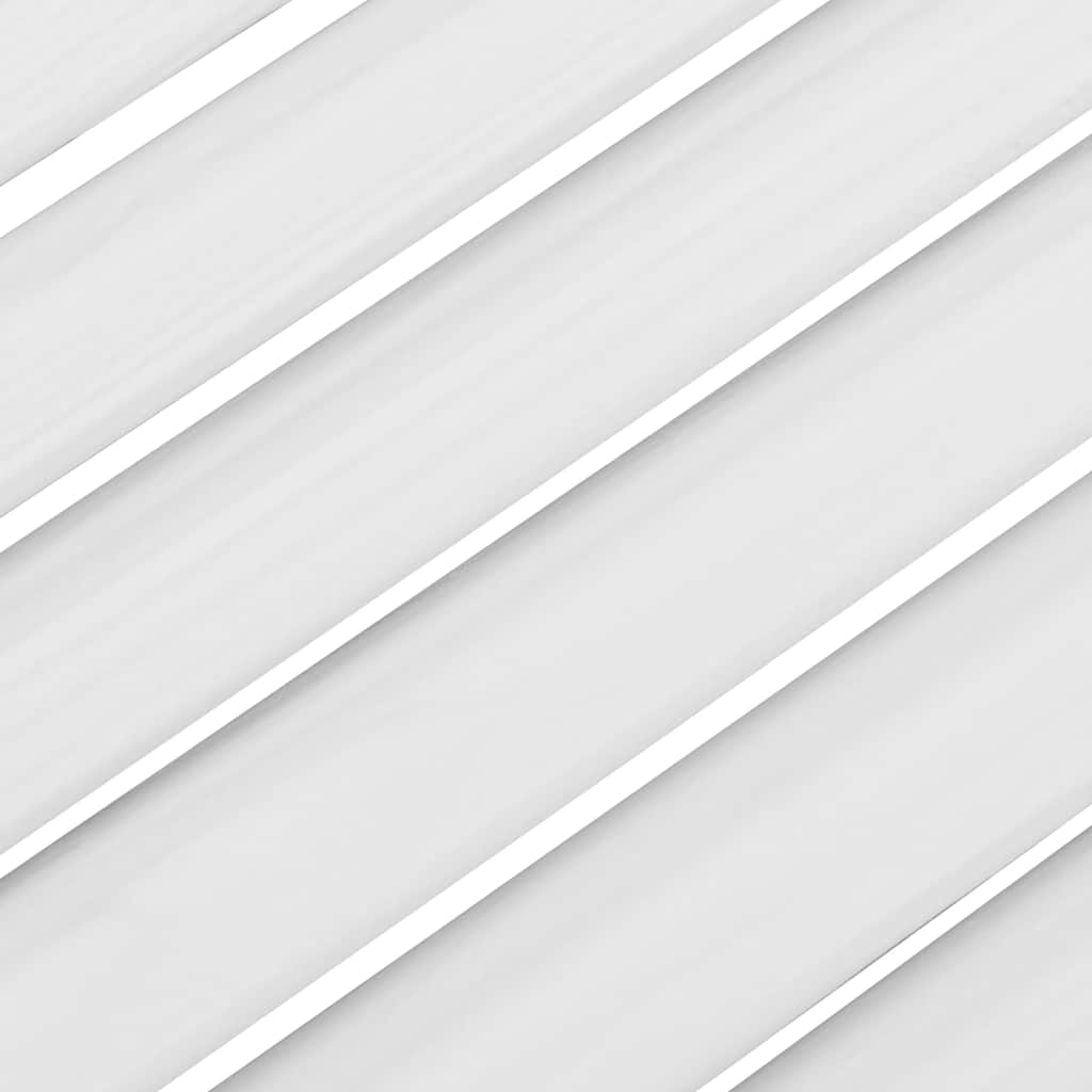 vidaXL Πόρτες ντουλαπιών Louvred Design 4 τεμάχια Λευκό 61,5x29,5 cm