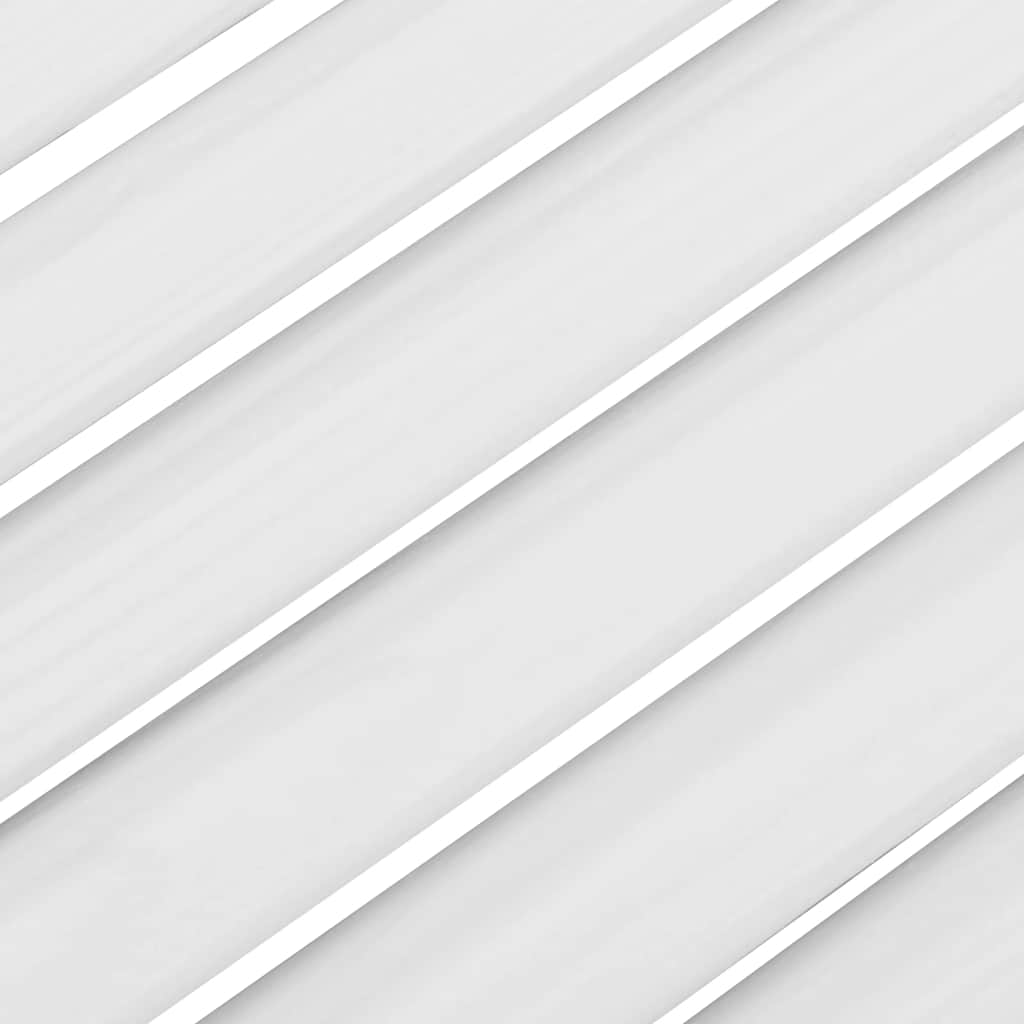vidaXL Πόρτα ντουλαπιού Louvred Design Λευκό 69x29,5 cm
