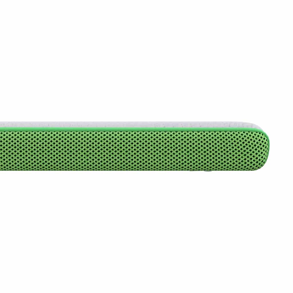 vidaXL Στρώμα επικάλυψης Λευκό και Πράσινο 70 x 200 cm Υφασμα Jacquard