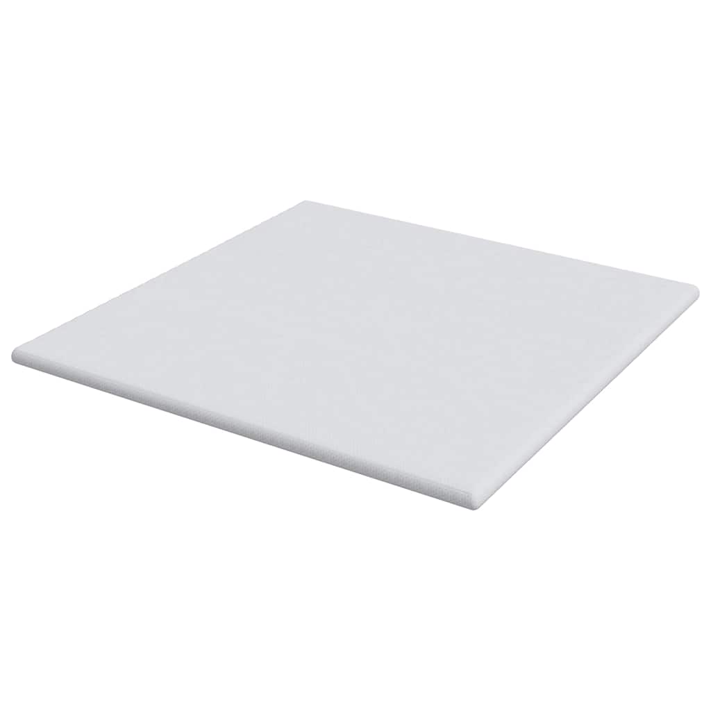vidaXL Στρώμα επικάλυψης Λευκό 180 x 200 cm Υφασμα Jacquard