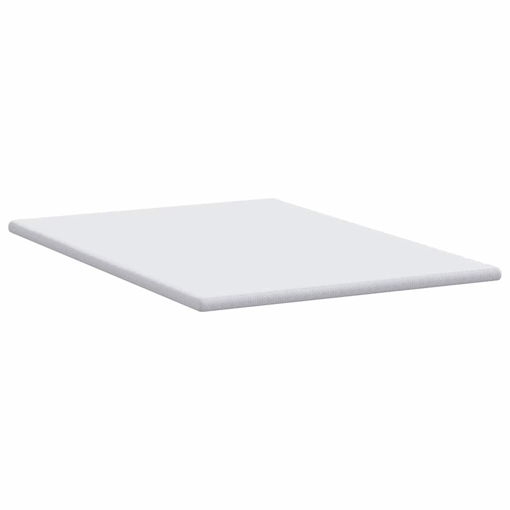 vidaXL Στρώμα επικάλυψης Λευκό 140 x 200 cm Υφασμα Jacquard