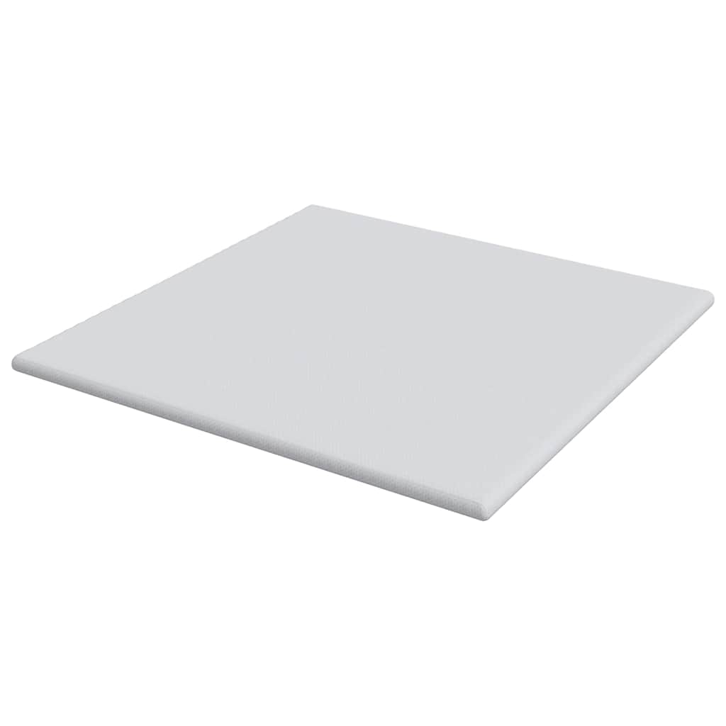 vidaXL Στρώμα επικάλυψης Λευκό 180 x 200 cm Υφασμα Jacquard
