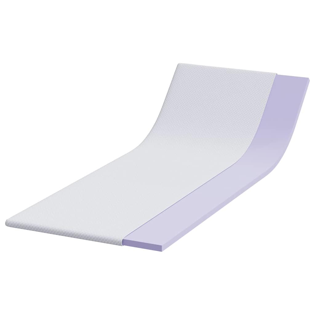 vidaXL Στρώμα μνήμης 80 x 200 cm Thick Μαλακό Ύφασμα-100% πολυέστερ