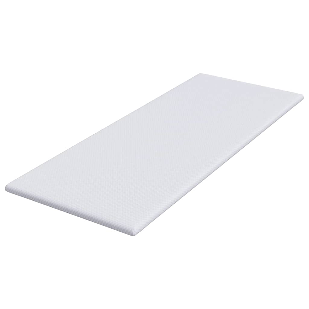 vidaXL Στρώμα μνήμης 80 x 200 cm Thick Μαλακό Ύφασμα-100% πολυέστερ