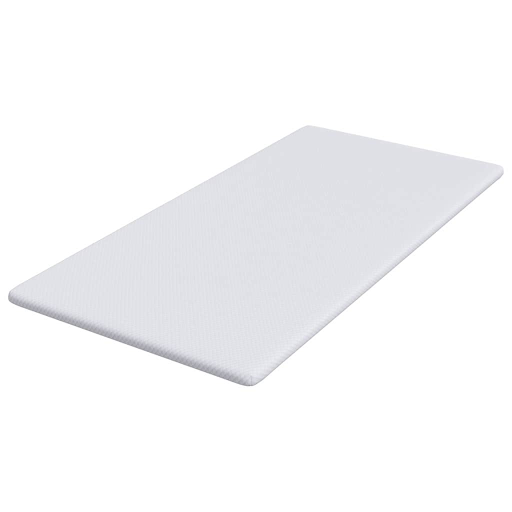 vidaXL Στρώμα μνήμης 90 x 190 cm Thick Μαλακό Ύφασμα-100% πολυέστερ