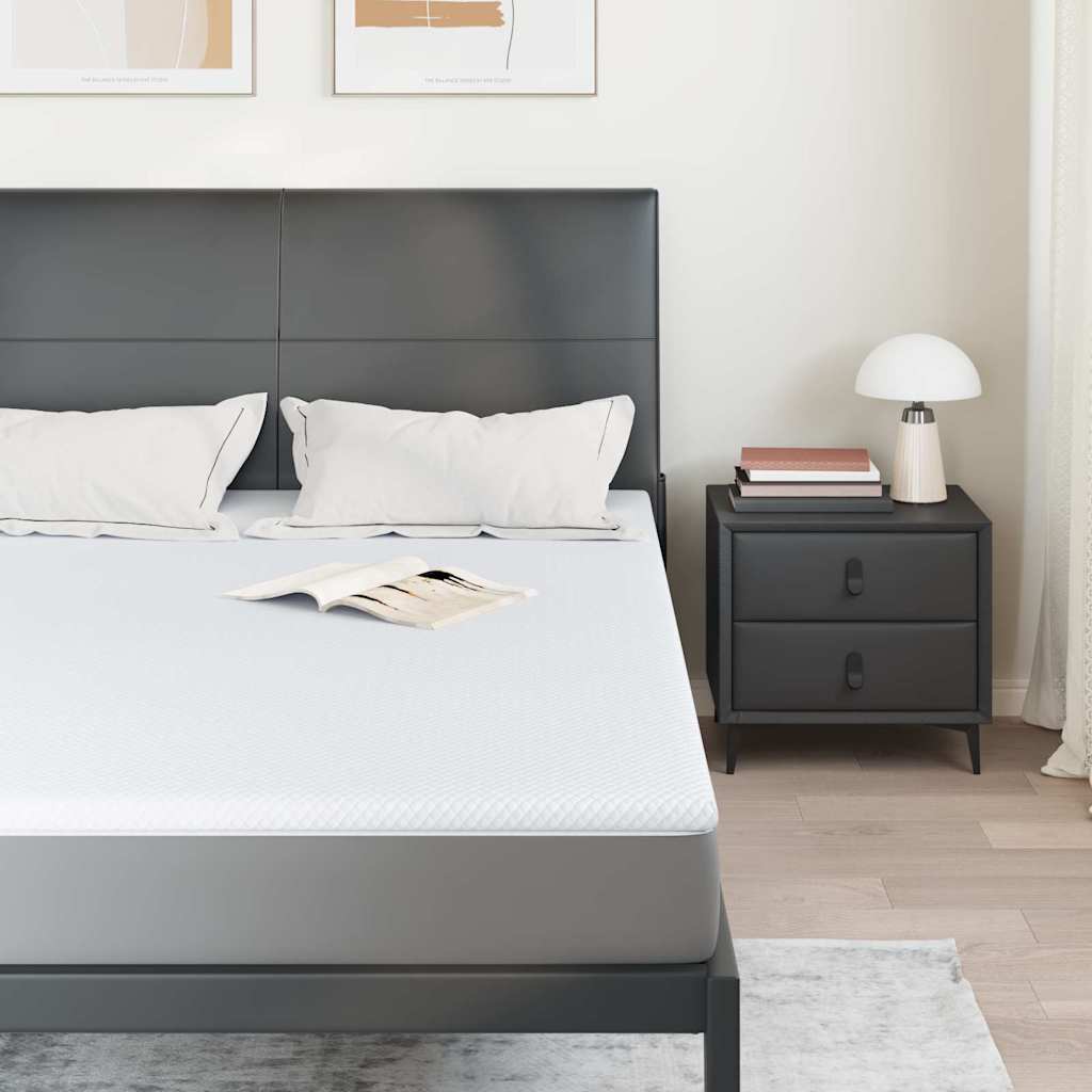 vidaXL Στρώμα μνήμης 160 x 200 cm Thick Μαλακό Ύφασμα-100% πολυέστερ
