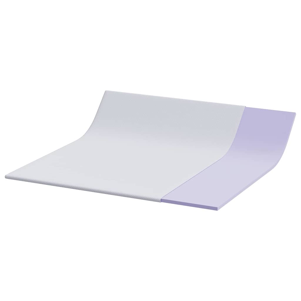 vidaXL Στρώμα μνήμης 200 x 200 cm Thick Μαλακό Ύφασμα-100% πολυέστερ