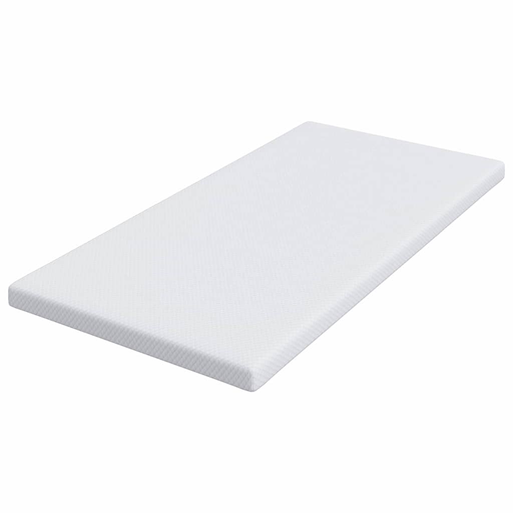 vidaXL Στρώμα μνήμης 90 x 190 cm Thick Μαλακό Ύφασμα-100% πολυέστερ