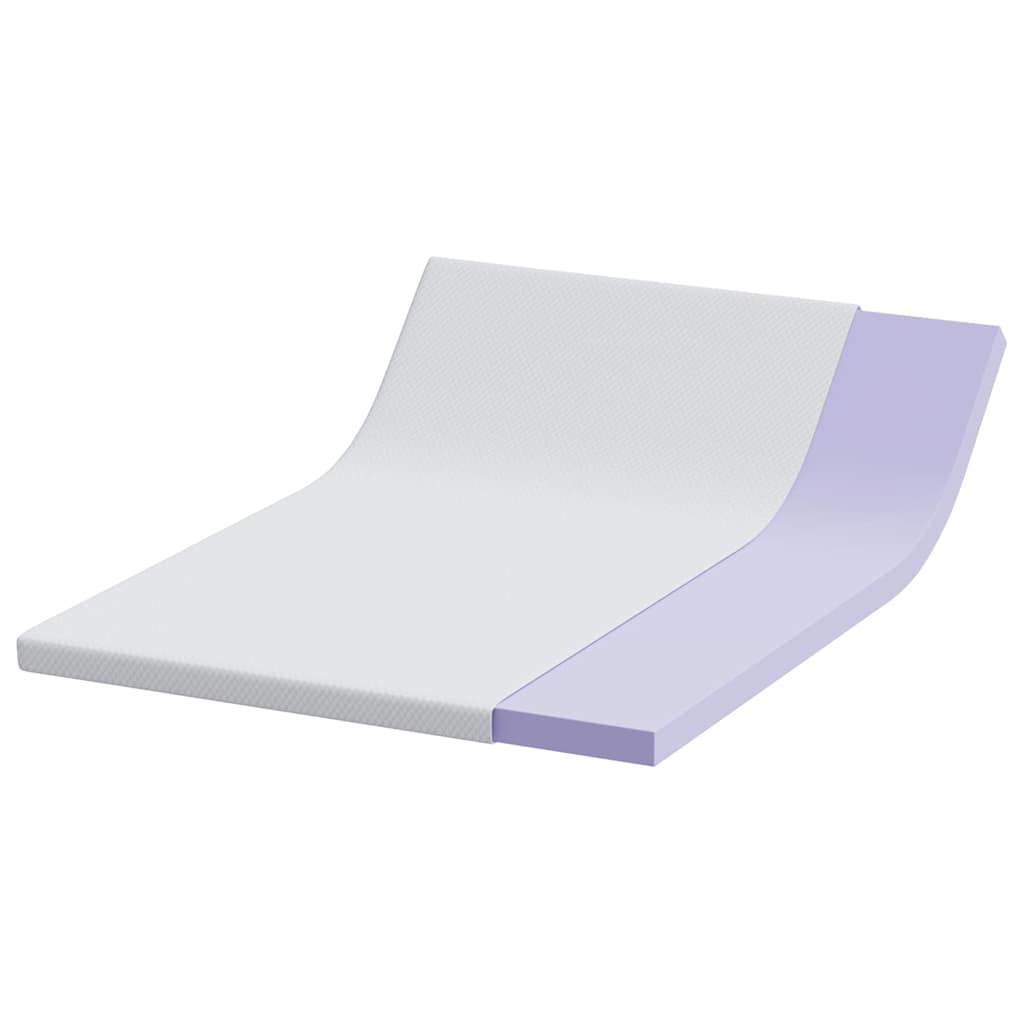 vidaXL Στρώμα μνήμης 140 x 190 cm Thick Μαλακό Ύφασμα-100% πολυέστερ