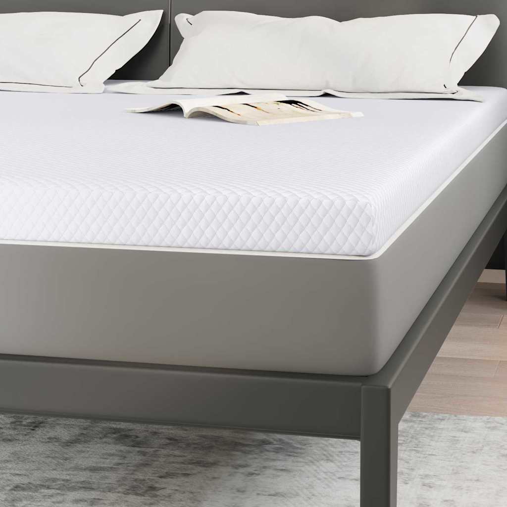 vidaXL Στρώμα μνήμης 200 x 200 cm Thick Μαλακό Ύφασμα-100% πολυέστερ