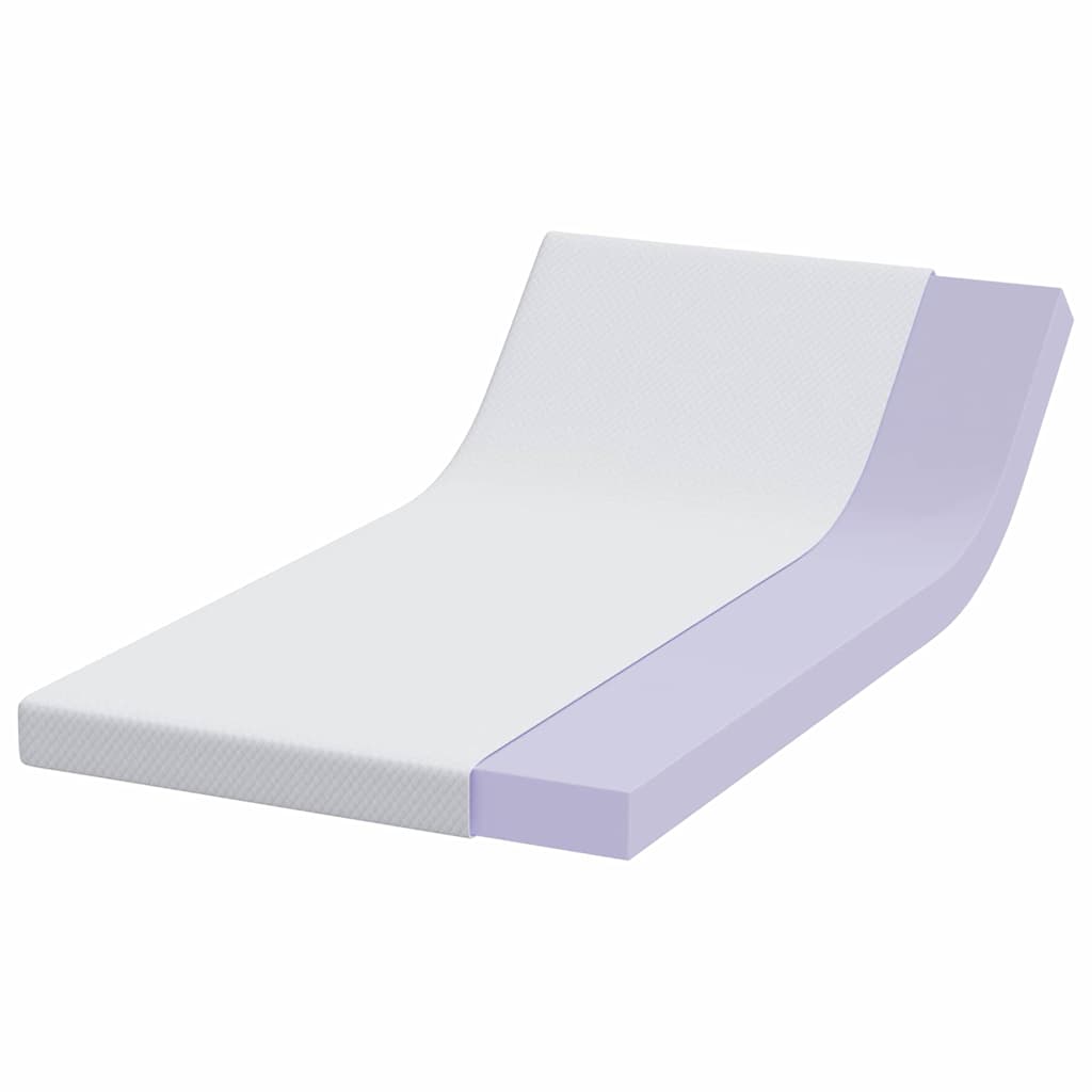vidaXL Στρώμα μνήμης 90 x 200 cm Thick Μαλακό Ύφασμα-100% πολυέστερ