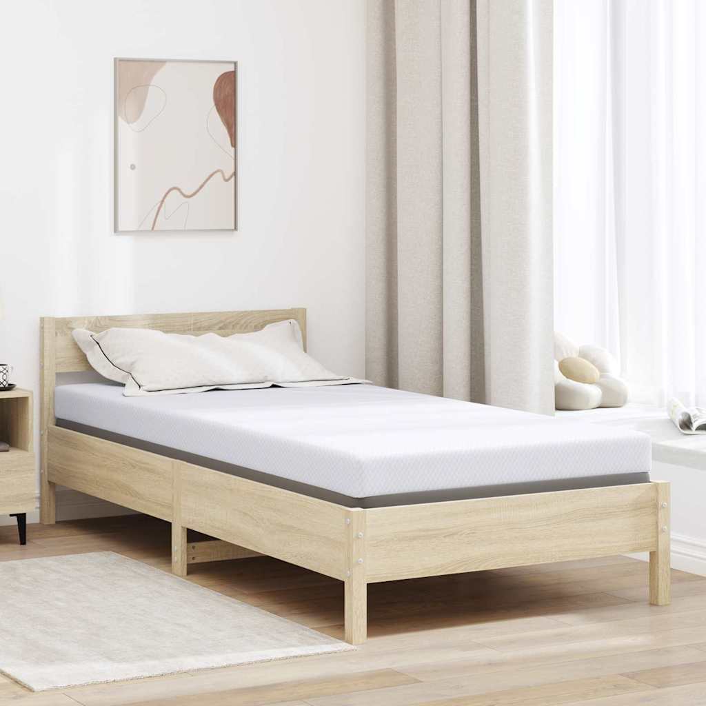 vidaXL Στρώμα μνήμης 100 x 200 cm Thick Μαλακό Ύφασμα-100% πολυέστερ