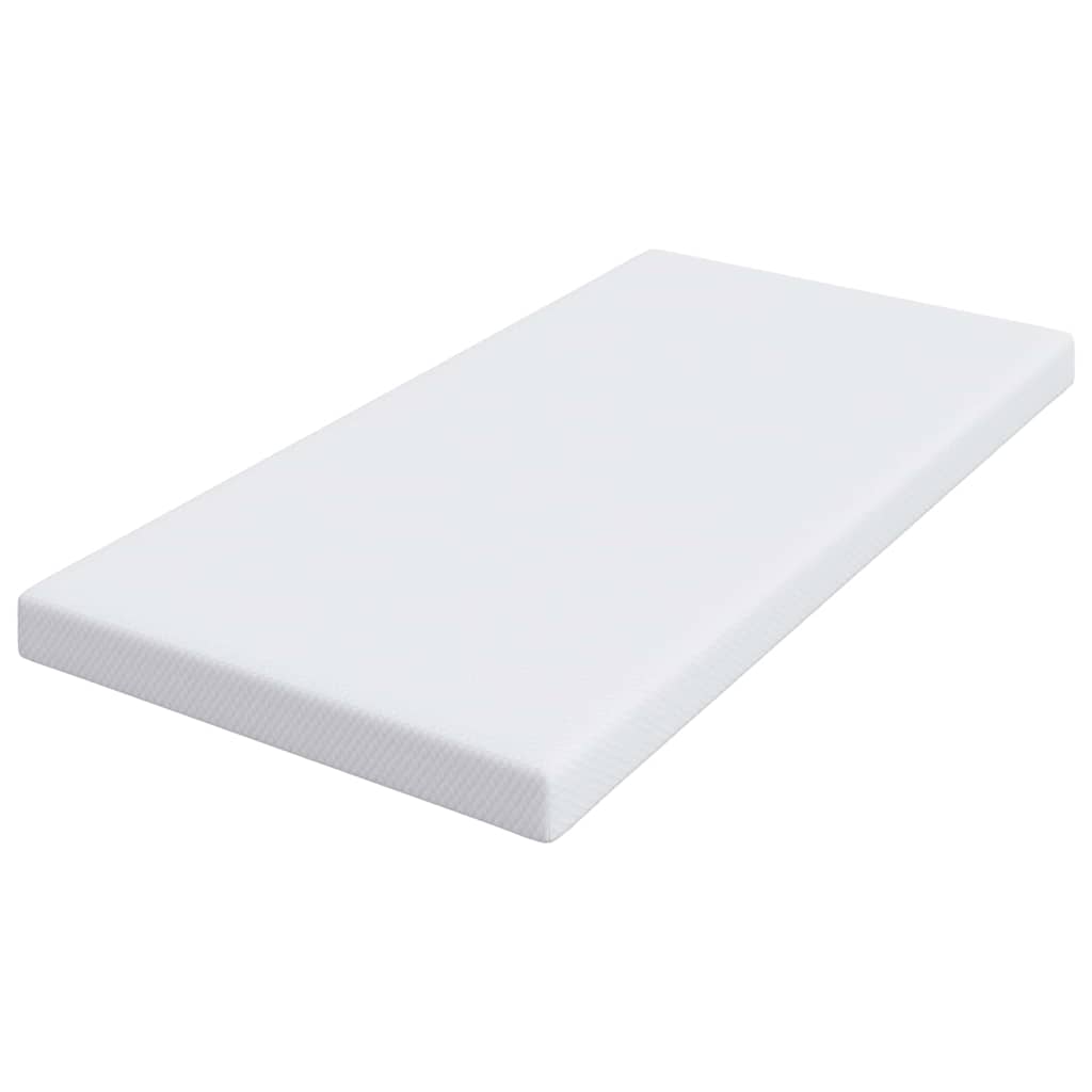 vidaXL Στρώμα μνήμης 100 x 200 cm Thick Μαλακό Ύφασμα-100% πολυέστερ