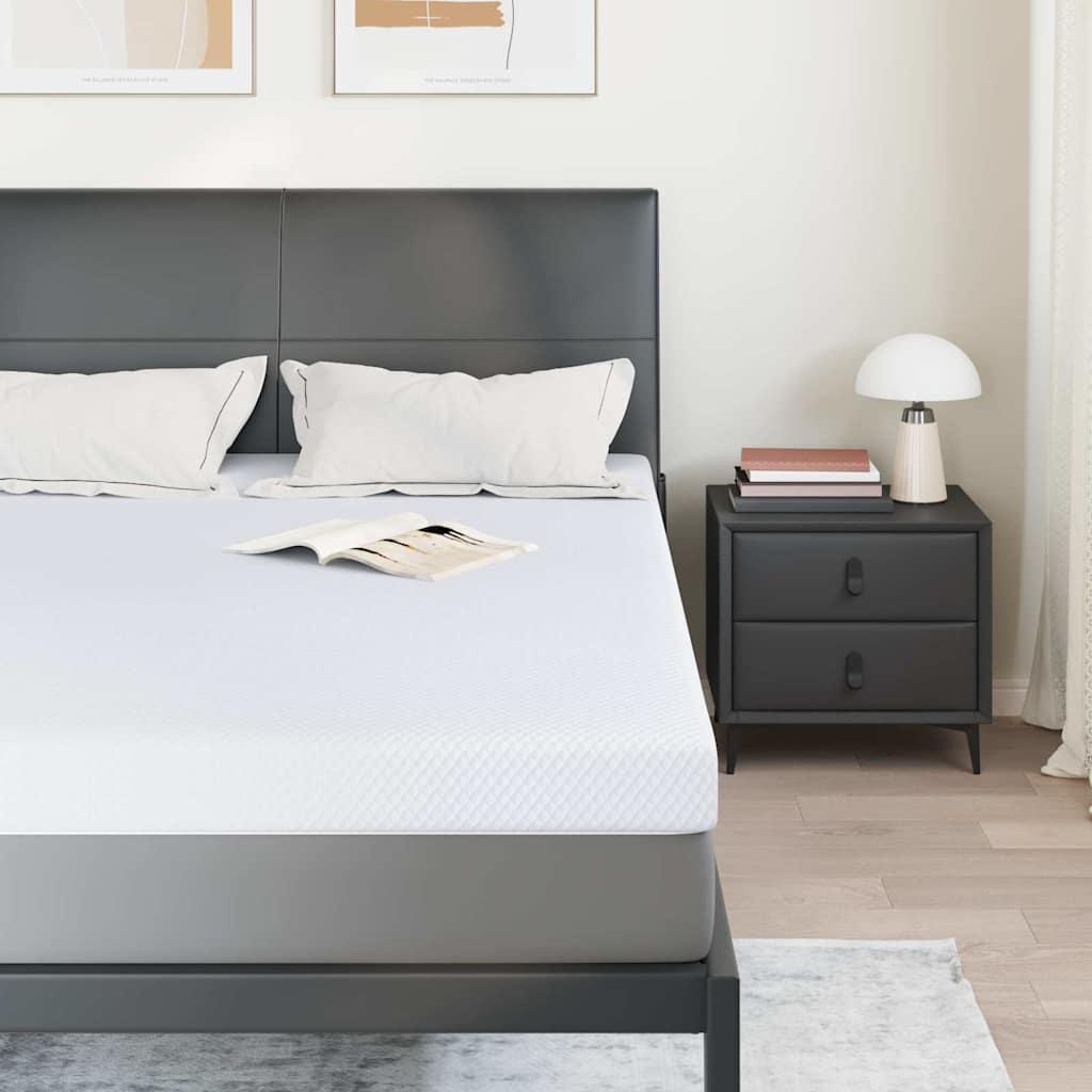 vidaXL Στρώμα μνήμης 140 x 190 cm Thick Μαλακό Ύφασμα-100% πολυέστερ