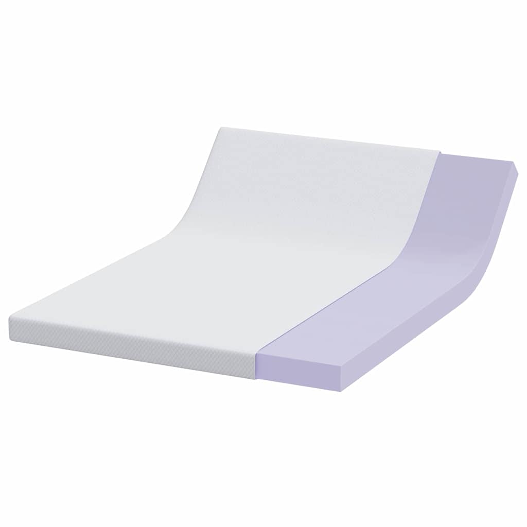 vidaXL Στρώμα μνήμης 140 x 190 cm Thick Μαλακό Ύφασμα-100% πολυέστερ